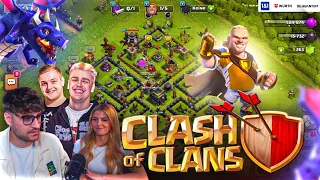 CLASH OF CLANS Update mit PAPAPLATTE, MELINA, & TRYMACS!😍🎮 Erling Haaland im Spiel!?😂