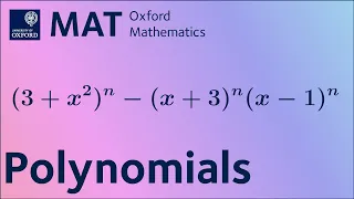 Polynomials | MAT livestream 2024