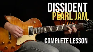 How to Play "Dissident" by Pearl Jam | Complete Guitar Lesson