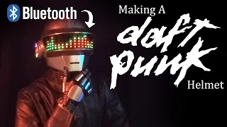 Making A DAFT PUNK HELMET with Bluetooth Controlled LEDs!