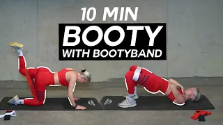 10 MIN HEAVY BOOTY WORKOUT WITH RESISTANCE BAND! BUBBLE BUTT!🍑 #26