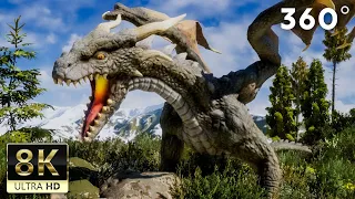 360 VR VIDEO | Dragon in front of you - 8K ULTRA HD 60FPS