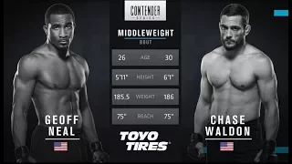 FREE FIGHT | Geoff Neal's Big Left Hand | DWCS Week 3 Contract Winner - Season 1