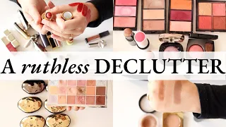 Decluttering my ENTIRE luxury makeup collection.