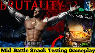 Klassic Jax Briggs with Mid-Battle Snack | Survival Mode Elder Tower Gameplay | MK Mobile