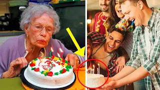 Los hijos planean poner veneno en el pastel de cumpleaños, ¡pero la anciana escucha todo!