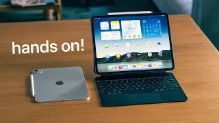M4 iPad Pro + M2 iPad Air 2024 hands on!