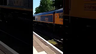 GBRF 66775 passing Trimley station 27/5/23 #gbrf #train #railway #trimley #class66 #freight