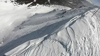 Skiing Contact Couloir - Breckenridge Peak 6