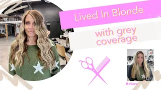 Lived in Blonde with Grey Coverage | JZ STYLES