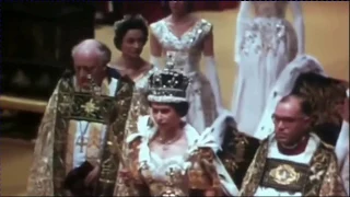 Coronation of Queen Elizabeth II - "God Save The Queen" - *WITHOUT COMMENTARY*