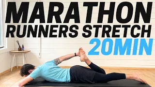 Post Run Stretch for Marathon Training