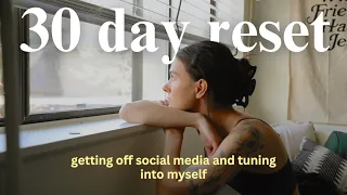 my life changed in 30 days.. getting off social media, lots of therapy & self-reflection, etc