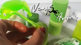 💚 Green ASMR I Powder Explosion I Baking Soda Crumble I Crush I Crunchy I Crispy I Satisfying 843