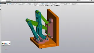 Multiple joint hinge GN 7247 AL 75 EL