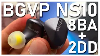 BGVP NS10 обзор гибридных наушников 🎧 - Образец для подражания!