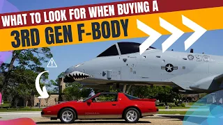 MUST WATCH | What to Look for When Buying a Third-Gen F-Body