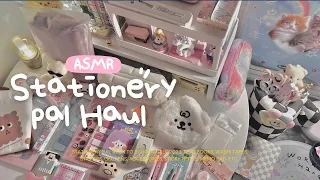 ASMR a Huge Stationery Pal Haul 📦 back to school | cute stationery unboxing with relaxing sound 🌙