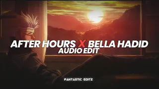 after hours x bella hadid voicemail - [edit audio]