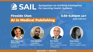 FIRESIDE CHAT: AI IN MEDICAL PUBLISHING — Maia Hightower, Joao Monteiro, Eric Rubin, & Rupa Sarkar