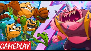 Let's Play BATTLETOADS Gameplay Walkthrough Part 1 FULL GAME [No Commentary]