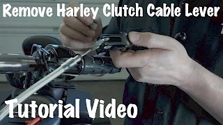 How To Remove Harley-Davidson Clutch Cable Hand Lever & How to Adjust