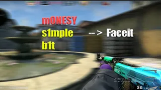 m0NESY FACEIT WITH s1mple🔥(INFERNO POV)