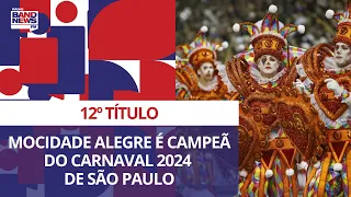 Mocidade Alegre é campeã do Carnaval 2024 de São Paulo