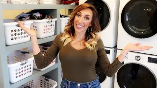 My VERY UNCONVENTIONAL Laundry Routine! Laundry hacks, tips, and tricks | Jordan Page