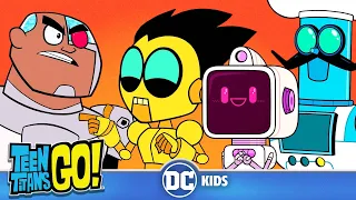 Teen Titans Go! en Latino 🇲🇽🇦🇷🇨🇴🇵🇪🇻🇪 | Guerras robóticas | DC Kids