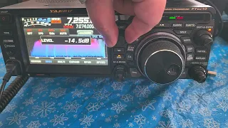 Yaesu FTdx10 How to make the best of the 3DSS Waterfall using the level settings