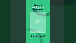 Loading icon animation in Figma ✨ #uxdesign #uidesign #figmatutorial