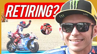 Valentino Rossi's DELIGHTED Statement Marc Marquez EXIT from Ducati | MotoGP News | MotoGP 2024