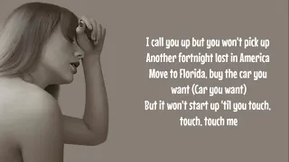 Taylor Swift - Fortnight ft Post Malone lyrics