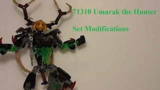 Bionicle 71310 Umarak the Hunter Set Modifications