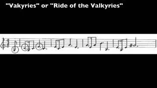 Wagner Leitmotives - 48 - Valkyries or Ride of the Valkyries
