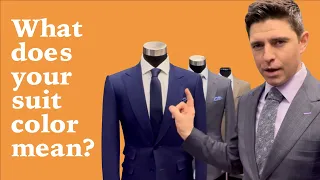 What does your suit color mean? | What color suit to wear to an interview