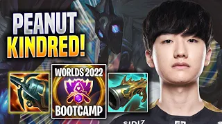 PEANUT IS A MONSTER WITH KINDRED! - GEN Peanut Plays Kindred JUNGLE vs Lillia! | Bootcamp 2022