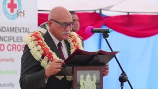 Fijian President Major-General (Ret’d) Jioji Konusi Konrote opens Vunikavikaloa Arya School.