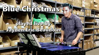 Elvis Presley - Blue Christmas (Live vibraphone cover by Jayden Eric Beaudoin)