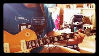 Quick 2019 Gibson Les Paul Standard 50s Gold Top p90s demo (no talking)