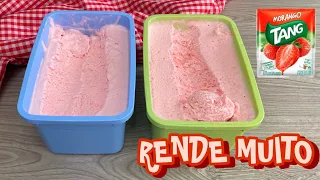 HOW TO MAKE 4 LITERS OF ICE CREAM WITH JUST 1 TANG JUICE