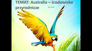 Geografia - klasa 8 - Środowisko przyrodnicze Australii