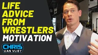 Life Advice From Pro Wrestlers - Cena, Rock, Cody Rhodes, DDP, Ryback, Justin Roberts