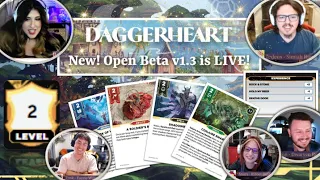 Daggerheart Open Beta Version 1.3 | Leveling Up our PCs to LEVEL 2! (Plus World Building)