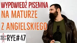 Jak ogarnąć PISANIE na maturze | ROCK YOUR ENGLISH #47