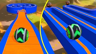 Sky Rolling Ball 3d - Gameplay SpeedRun Level 322