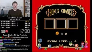 (34:54) Super Mario All-Stars All Four any% speedrun *Former World Record*