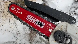 DeWalt-compatible ORBLON Mini Chainsaw: When just enough is just right! These minis just get better.