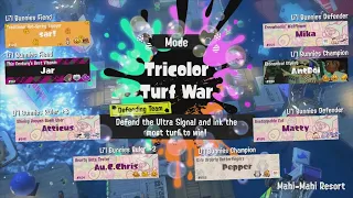 Splatoon 3 - Baby Chicks VS. Li'l Bunnies VS. Bear Cubs (Apr. 21th) - Tricolor Turf War (2/2)